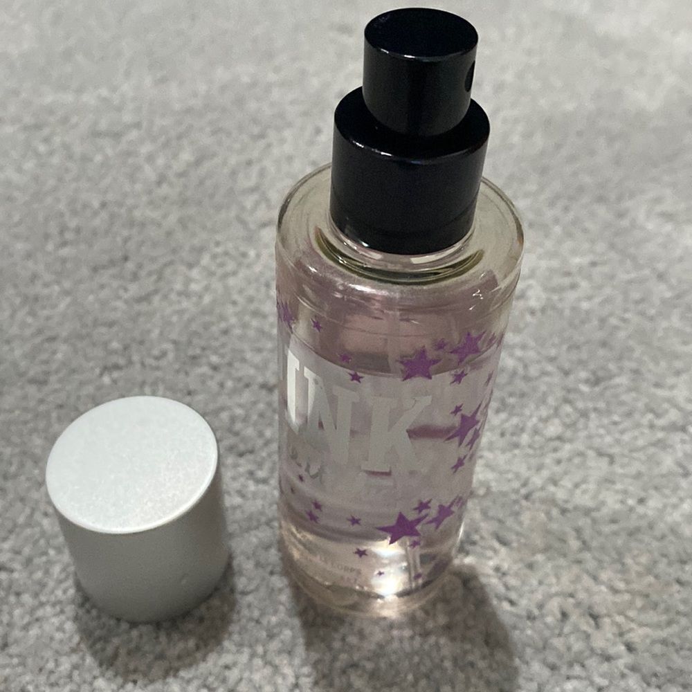 Pink make it shine body mist, 75 mL comes with sheer love 250 mL.